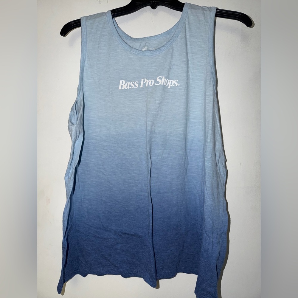 Bass Pro Shops Light to Dark Blue Tank Top